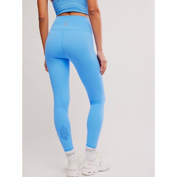 FP MOVEMENT Never Better Silicone Logo Leggings / Rivera Blue